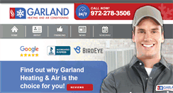 Desktop Screenshot of garlandheatingandair.com